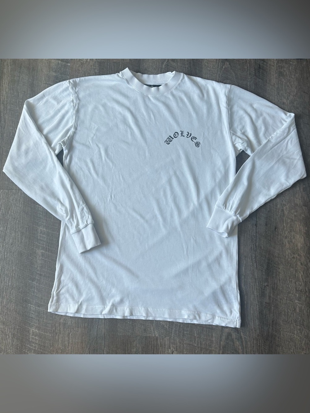 DARC SPORT | SHE Oversized White Long-Sleeve Tee | Size M